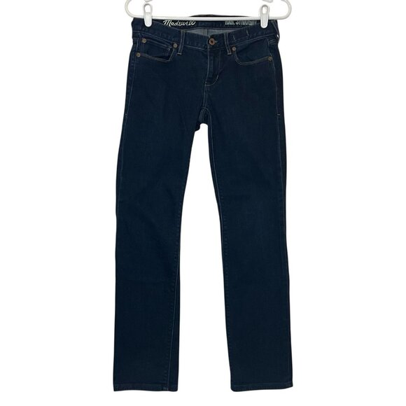 Madewell Denim - Madewell women’s Blue jeans Size 26 Rail Straight Low Rise Zipper Pockets